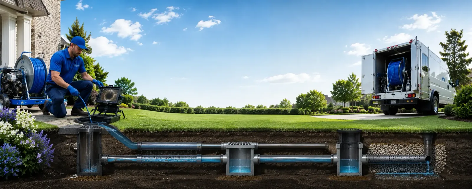 Outdoor drain cleaning information for East Spencer, NC